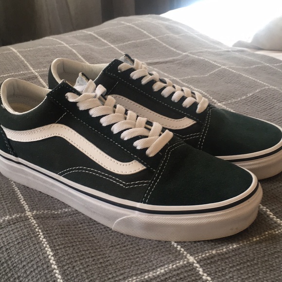 forest green high top vans